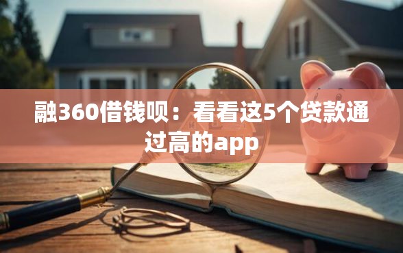 融360借钱呗：看看这5个贷款通过高的app
