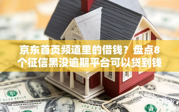 京东首页频道里的借钱？盘点8个征信黑没逾期平台可以贷到钱给你参考