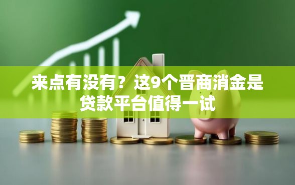 来点有没有?这9个晋商消金是贷款平台值得一试 来点有没有?这9个晋商消金是贷款平台值得一试