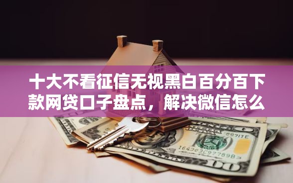 十大不看征信无视黑白百分百下款网贷口子盘点，解决微信怎么借钱设置微粒贷的问题