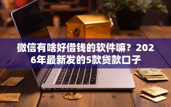 微信有啥好借钱的软件嘛？2026年最新发的5款贷款口子