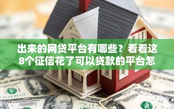 出来的网贷平台有哪些？看看这8个征信花了可以贷款的平台怎么样