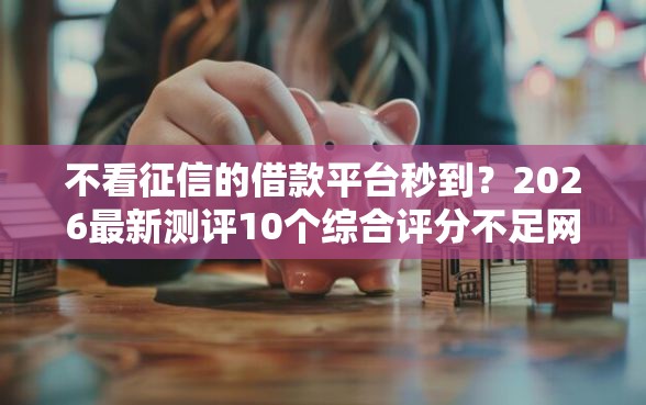 不看征信的借款平台秒到？2026最新测评10个综合评分不足网贷平台可以借款