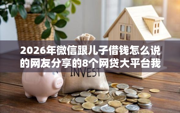 2026年微信跟儿子借钱怎么说的网友分享的8个网贷大平台我觉得不错！
