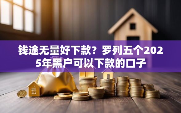 钱途无量好下款？罗列五个2025年黑户可以下款的口子