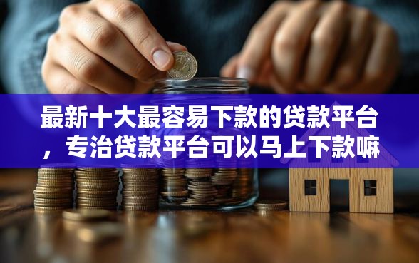 最新十大最容易下款的贷款平台，专治贷款平台可以马上下款嘛