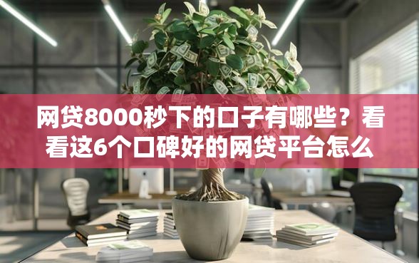 网贷8000秒下的口子有哪些？看看这6个口碑好的网贷平台怎么样