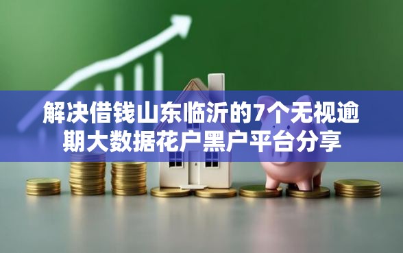解决借钱山东临沂的7个无视逾期大数据花户黑户平台分享