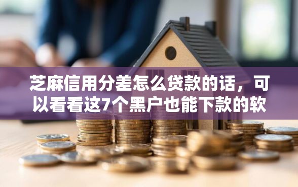芝麻信用分差怎么贷款的话，可以看看这7个黑户也能下款的软件