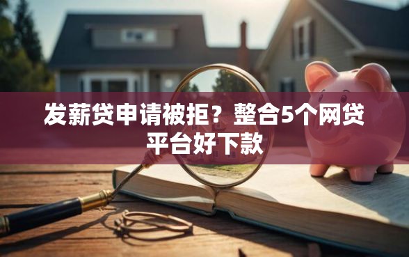 发薪贷申请被拒？整合5个网贷平台好下款