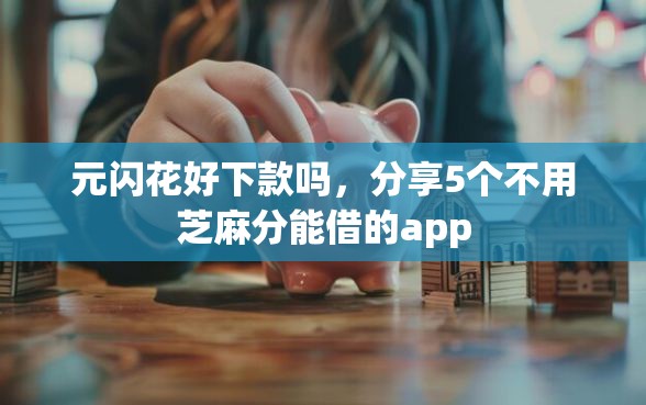 元闪花好下款吗，分享5个不用芝麻分能借的app