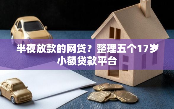 半夜放款的网贷？整理五个17岁小额贷款平台