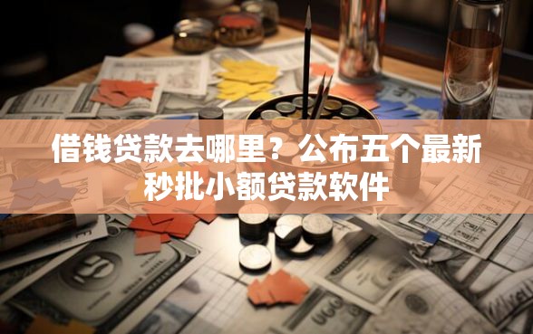 借钱贷款去哪里？公布五个最新秒批小额贷款软件