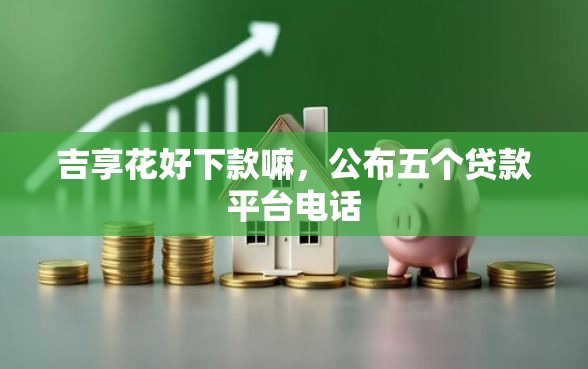 吉享花好下款嘛，公布五个贷款平台电话