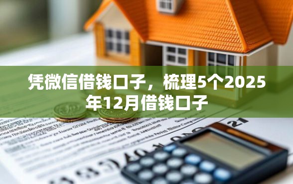 凭微信借钱口子，梳理5个2025年12月借钱口子