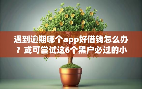 遇到逾期哪个app好借钱怎么办？或可尝试这6个黑户必过的小额平台