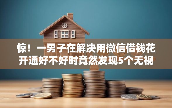惊！一男子在解决用微信借钱花开通好不好时竟然发现5个无视黑户百分百下款平台，事后分享了出来