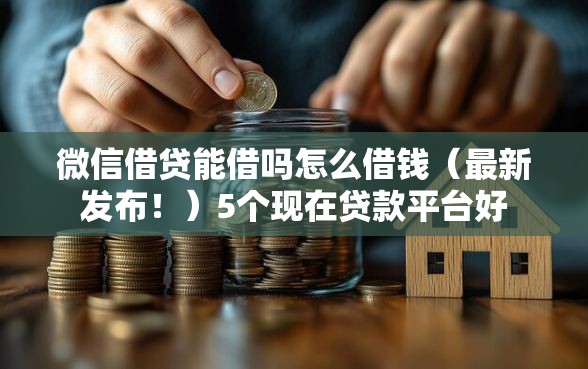 微信借贷能借吗怎么借钱（最新发布！）5个现在贷款平台好