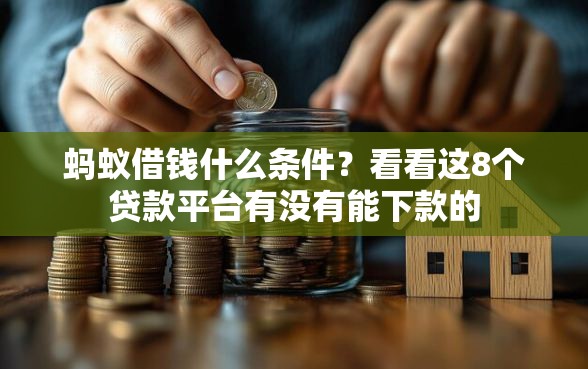 蚂蚁借钱什么条件？看看这8个贷款平台有没有能下款的