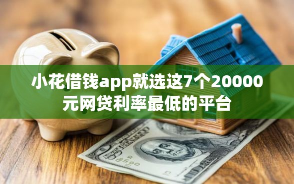 小花借钱app就选这7个20000元网贷利率最低的平台