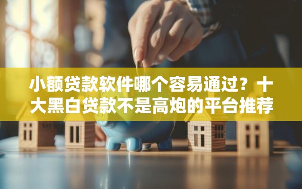 小额贷款软件哪个容易通过？十大黑白贷款不是高炮的平台推荐