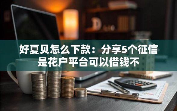 好夏贝怎么下款：分享5个征信是花户平台可以借钱不