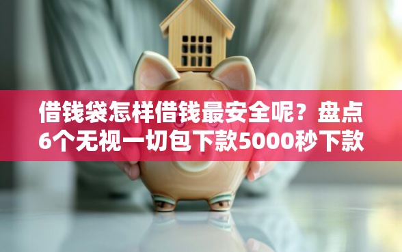 借钱袋怎样借钱最安全呢？盘点6个无视一切包下款5000秒下款的软件给你参考