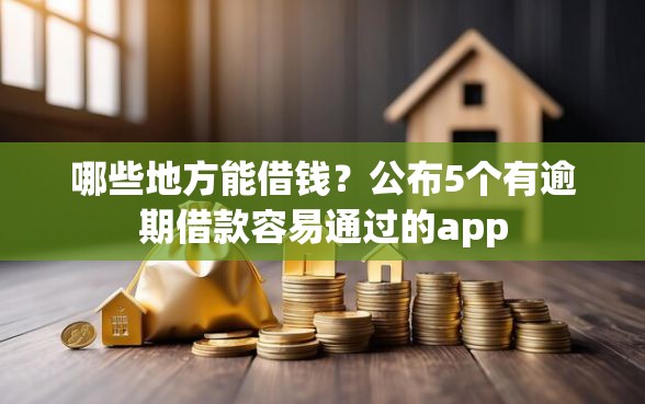 哪些地方能借钱？公布5个有逾期借款容易通过的app
