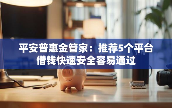 平安普惠金管家：推荐5个平台借钱快速安全容易通过