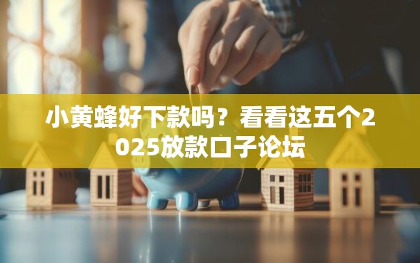 小黄蜂好下款吗？看看这五个2025放款口子论坛