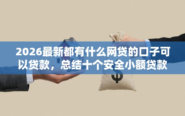 2026最新都有什么网贷的口子可以贷款，总结十个安全小额贷款平台！
