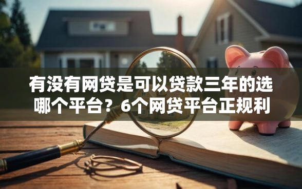 有没有网贷是可以贷款三年的选哪个平台？6个网贷平台正规利息低推荐
