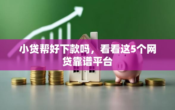 小贷帮好下款吗，看看这5个网贷靠谱平台
