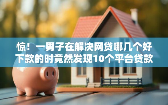 惊！一男子在解决网贷哪几个好下款的时竟然发现10个平台贷款容易，事后分享了出来