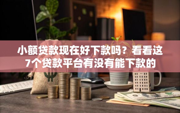 小额贷款现在好下款吗？看看这7个贷款平台有没有能下款的