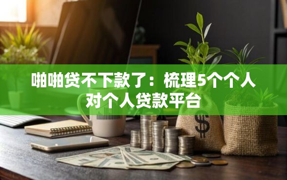 啪啪贷不下款了:梳理5个个人对个人贷款平台 啪啪贷不下款了:梳理5个个人对个人贷款平台