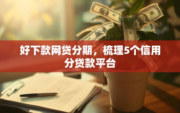 好下款网贷分期，梳理5个信用分贷款平台