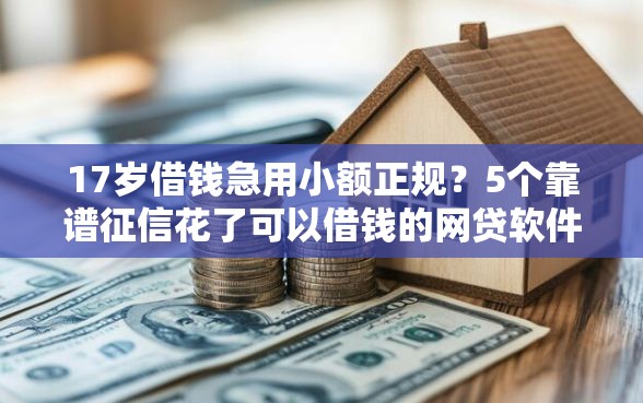 17岁借钱急用小额正规？5个靠谱征信花了可以借钱的网贷软件推荐
