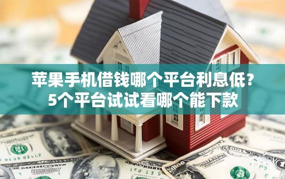苹果手机借钱哪个平台利息低？5个平台试试看哪个能下款