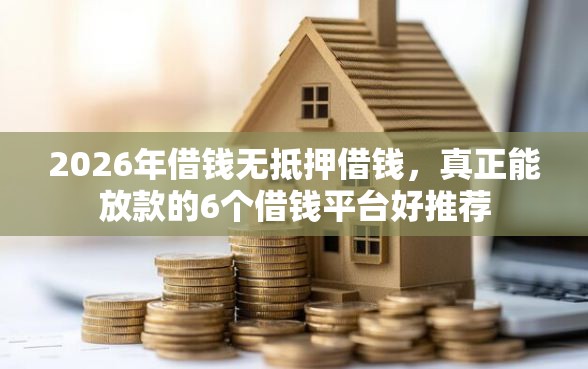 2026年借钱无抵押借钱，真正能放款的6个借钱平台好推荐