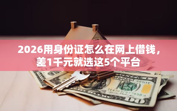 2026用身份证怎么在网上借钱，差1千元就选这5个平台