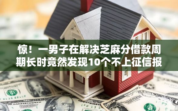惊！一男子在解决芝麻分借款周期长时竟然发现10个不上征信报告的贷款平台，事后分享了出来