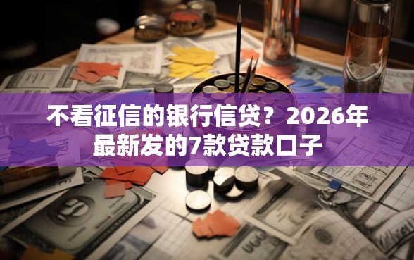 不看征信的银行信贷？2026年最新发的7款贷款口子