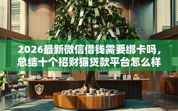 2026最新微信借钱需要绑卡吗，总结十个招财猫贷款平台怎么样！