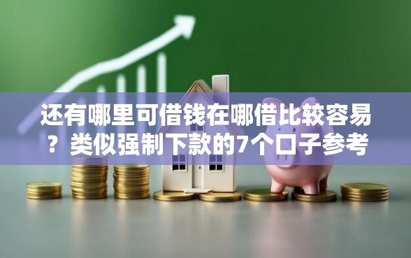 还有哪里可借钱在哪借比较容易？类似强制下款的7个口子参考