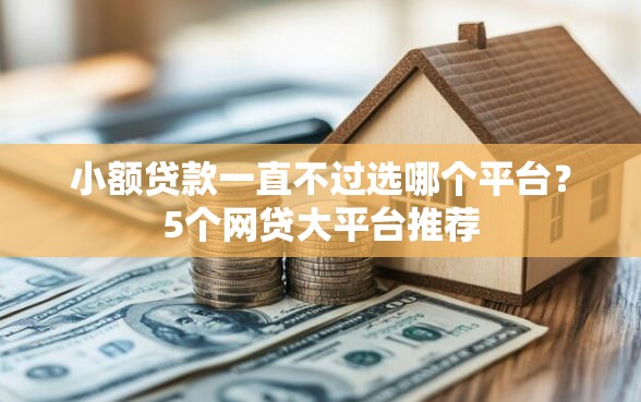 小额贷款一直不过选哪个平台？5个网贷大平台推荐