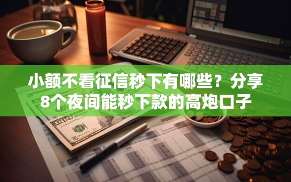 小额不看征信秒下有哪些？分享8个夜间能秒下款的高炮口子