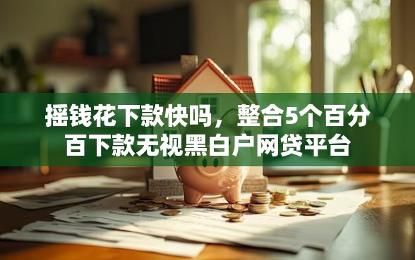 摇钱花下款快吗，整合5个百分百下款无视黑白户网贷平台