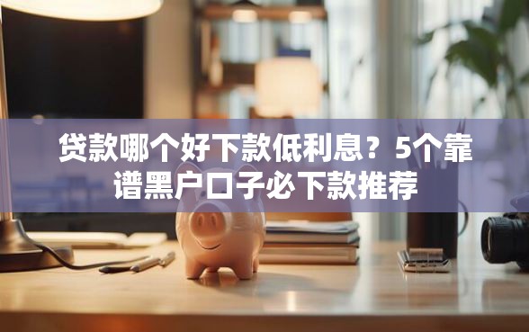 贷款哪个好下款低利息？5个靠谱黑户口子必下款推荐
