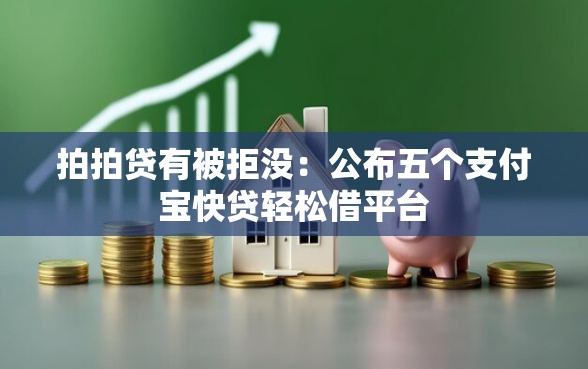 拍拍贷有被拒没：公布五个支付宝快贷轻松借平台